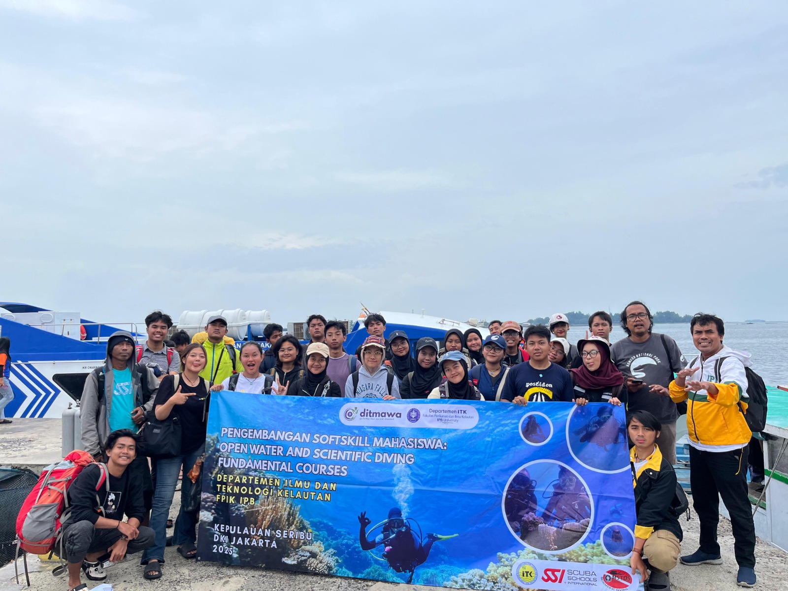 IPB University dukung program peningkatan softskill mahasiswa di bidang kelautan melalui sertifikasi Open Water Diver